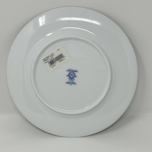 Noritake Emerald Crest 8 1/4" Salad Plate ** New w/ Sticker ** Discontinued - Picture 13 of 16